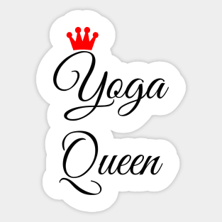 Yoga Queen Sticker